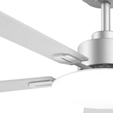52" Sleek Ceiling Fan with Light, 3CCT Dimmable, Remote, Reversible, Quiet – Bedroom & Living Room - 4
