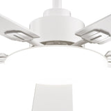 52" Sleek Ceiling Fan with Light, 3CCT Dimmable, Remote, Reversible, Quiet – Bedroom & Living Room - 23