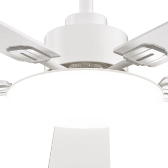 52" Sleek Ceiling Fan with Light, 3CCT Dimmable, Remote, Reversible, Quiet – Bedroom & Living Room - 23