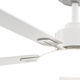52" Sleek Ceiling Fan with Light, 3CCT Dimmable, Remote, Reversible, Quiet – Bedroom & Living Room - 24
