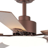 52" Sleek Ceiling Fan with Light, 3CCT Dimmable, Remote, Reversible, Quiet – Bedroom & Living Room - 32