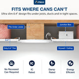 6 Inch Recessed LED Lighting, Slim Design, Selectable CCT, 1050 Lumens-2