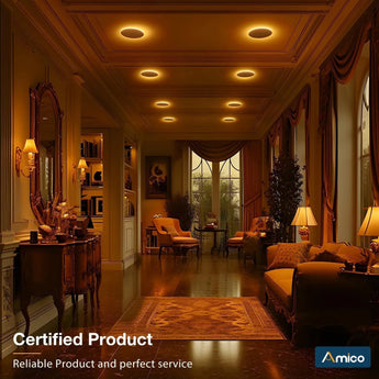 6 Inch Recessed LED Lighting With Night Light, Slim Design, Selectable CCT, 1100 Lumens - 9