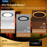 6 Inch Recessed LED Lighting With Night Light, Slim Design, Selectable CCT, 1100 Lumens - 7