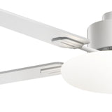 60" Black Ceiling Fan with Light & Remote – Dimmable 3CCT, Reversible, Quiet Fan for Bedroom, Living Room & Indoor/Outdoor - 12