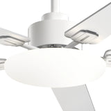 60" Black Ceiling Fan with Light & Remote – Dimmable 3CCT, Reversible, Quiet Fan for Bedroom, Living Room & Indoor/Outdoor - 10