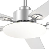 60" Black Ceiling Fan with Light & Remote – Dimmable 3CCT, Reversible, Quiet Fan for Bedroom, Living Room & Indoor/Outdoor - 16