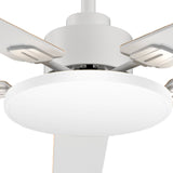 60" Sleek Ceiling Fan with Light, 3CCT Dimmable, Remote, Reversible, Quiet – Bedroom & Living Room - 18