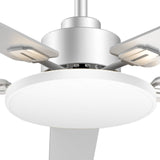 60" Sleek Ceiling Fan with Light, 3CCT Dimmable, Remote, Reversible, Quiet – Bedroom & Living Room - 24