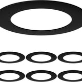 Goof Ring for 6 Inch Recessed Lights, Can Light Trim Ring Cover, 8.6" Outer Diameter, 6.2" Inner Diameter New - 4