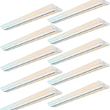4FT LED Wraparound Light, 5CCT, 30–50W, 6500 Lumens, Super Bright Flush Mount Ceiling Light for Office, Kitchen, Garage - 1