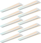 4FT LED Wraparound Light, 5CCT, 30–50W, 6500 Lumens, Super Bright Flush Mount Ceiling Light for Office, Kitchen, Garage - 1