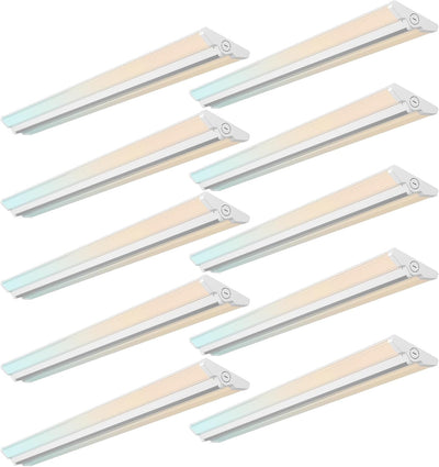 4FT LED Wraparound Light, 5CCT, 30–50W, 6500 Lumens, Super Bright Flush Mount Ceiling Light for Office, Kitchen, Garage - 1