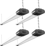 4FT Linkable LED Utility Shop Light, 4000 Lumens, 5000K Daylight, 40W, Surface & Suspension Mount, Garage Fixture, Black - 1