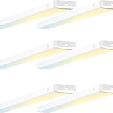 4FT LED Wraparound Light, 3CCT Selectable, 50W 5500LM, Flush Mount, White - 1