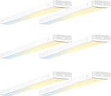 4FT LED Wraparound Light, 3CCT Selectable, 50W 5500LM, Flush Mount, White - 1
