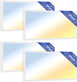 2x4 LED Flat Panel Light, 72W, 9000LM, 5CCT Dimmable Office Drop Ceiling Light, ETL/DLC - 1