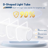 4FT Linkable LED Utility Shop Light, 4400 Lumens, 6500K Cool Daylight, 40W, Surface & Suspension Mount, Garage Fixture, Black - 3