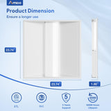 2x2 LED Troffer Panel Light, 4CCT, 20–40W Adjustable, 5200 Lumens, 0–10V Dimmable Flat Panel for Drop Ceiling, ETL & DLC - 8