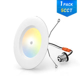 5/6 Inch Motion Sensor Recessed LED Lighting, Selectable CCT, 950 Lumens - 11