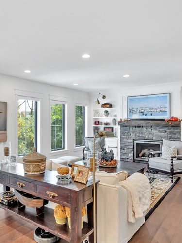 living room recessed lighting