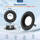 6 Inch LED Recessed Lighting, Dimmable, Retrofit Can Light with Baffle Trim, Selectable CCT, 950 Lumens - 8