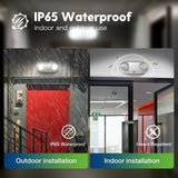 Emergency Lights for Business, with Battery Backup, Hard Wired, UL 924 Certified, AC 120/277V, Two Head Adjustable LED Emergency Lighting, 260 Lumens - 3