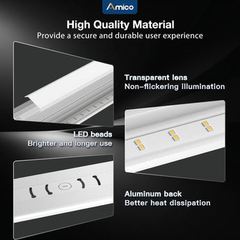 4FT LED Wraparound Light, 5CCT, 30–50W, 6500 Lumens, Super Bright Flush Mount Ceiling Light for Office, Kitchen, Garage - 5