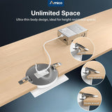 6 Inch Ultra - Thin LED Square Recessed Lighting, Slim Design, 1050 Lumens - 9
