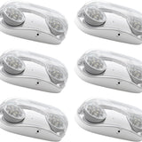 Emergency Lights for Business, with Battery Backup, Hard Wired, UL 924 Certified, AC 120/277V, Two Head Adjustable LED Emergency Lighting, 260 Lumens - 5