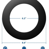 Goof Ring for 6 Inch Recessed Lights, Can Light Trim Ring Cover, 8.6" Outer Diameter, 6.2" Inner Diameter New - 2