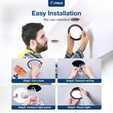 6 Inch Recessed LED Lighting, Slim Design, 5CCT, 1050 Lumens - 7