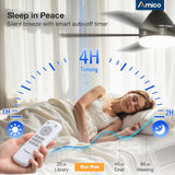 Ceiling Fans with Lights, 42 inch Ceiling Fan with Light and Remote Control, Reversible, 3CCT, Dimmable, Noiseless, Small Ceiling Fan for Bedroom, Farmhouse, Indoor/Outdoor Use - 8