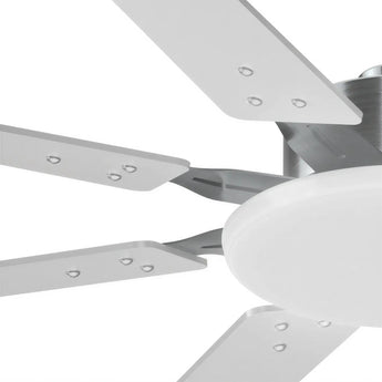 72" Large Ceiling Fan with Light & Remote, 3CCT Dimmable, Quiet – Modern Black, Indoor/Outdoor - 26