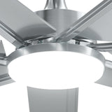 74 inch Ceiling Fans with Light and Remote, 6 Speed Reversible DC Motor, 3CCT, Dimmable, Quiet, Timer, Large Modern Ceiling Fan for Living room, Indoor/Outdoor - 24