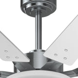 80" Ceiling Fan with LED Light & Remote – 6 - Speed Quiet Reversible DC Motor, Dimmable, Modern Black for Bedroom, Living Room, Patio - 25