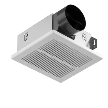 80 CFM Bathroom Exhaust Fan, 1.0 Sone Low Noise Ventilation Fan, Ceiling Mounted Retrofit-11