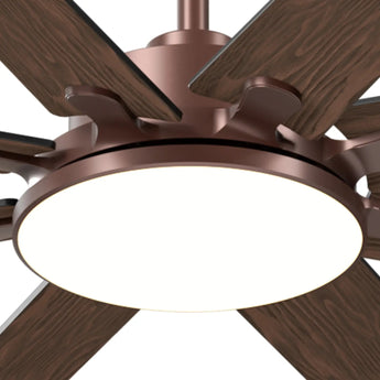 80" Modern Ceiling Fan with Light & Remote – Reversible, Dimmable 3CCT, Quiet Black Fan for Bedroom, Living Room, Patio & Outdoor - 10
