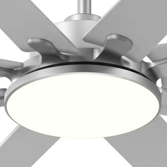 80" Modern Ceiling Fan with Light & Remote – Reversible, Dimmable 3CCT, Quiet Black Fan for Bedroom, Living Room, Patio & Outdoor - 24