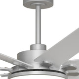 80" Modern Ceiling Fan with Light & Remote – Reversible, Dimmable 3CCT, Quiet Black Fan for Bedroom, Living Room, Patio & Outdoor - 26