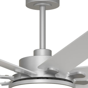 80" Modern Ceiling Fan with Light & Remote – Reversible, Dimmable 3CCT, Quiet Black Fan for Bedroom, Living Room, Patio & Outdoor - 26