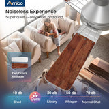 52" Low Profile Ceiling Fan with Light & Remote, Flush Mount, 3 - CCT Dimmable, Reversible & Noiseless,4 Colors Available - 4