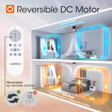 52" Low Profile Ceiling Fan with Light & Remote,2 - Pack,3 Wood Blades, Flush Mount, 3 - CCT Dimmable, Reversible - 8