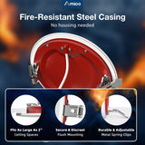 6 Inch Fire Rated LED Recessed Light, 2 Hour Rating, No Tenmat Needed, Canless Wafer, Selectable CCT, 1400 Lumens - 7