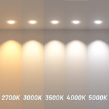 2 Inch Recessed LED Lighting, Slim Design, Selectable CCT, 350 Lumens - 5