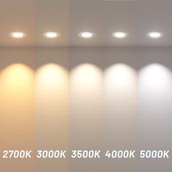2 Inch Recessed LED Lighting, Slim Design, Selectable CCT, 350 Lumens - 5