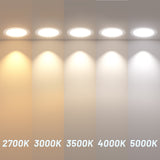 8 Inch Recessed LED Lighting, Slim Design, Selectable CCT, 1600 Lumens - 4