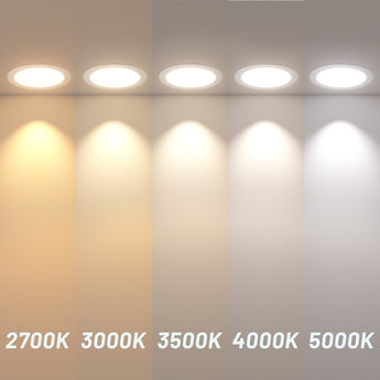 8 Inch Recessed LED Lighting, Slim Design, Selectable CCT, 1600 Lumens - 4