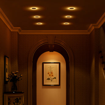 3 Inch Recessed LED Lighting With Night Light, Slim Design, Selectable CCT, 500 Lumens - 4