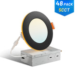 4 Inch Recessed LED Lighting With Night Light, Slim Design, Selectable CCT, 700 Lumens - 13